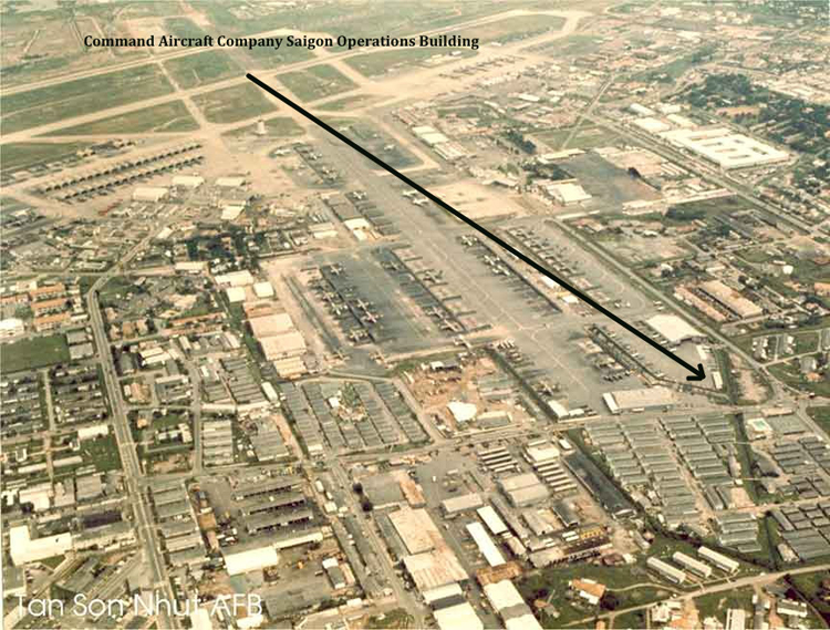 Aerial view of Tan Son Nhut Air Base