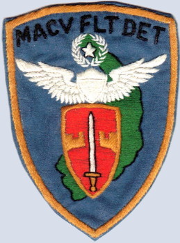 MACV Flight Detachment patch, circa 1965, courtesy Jim Killette