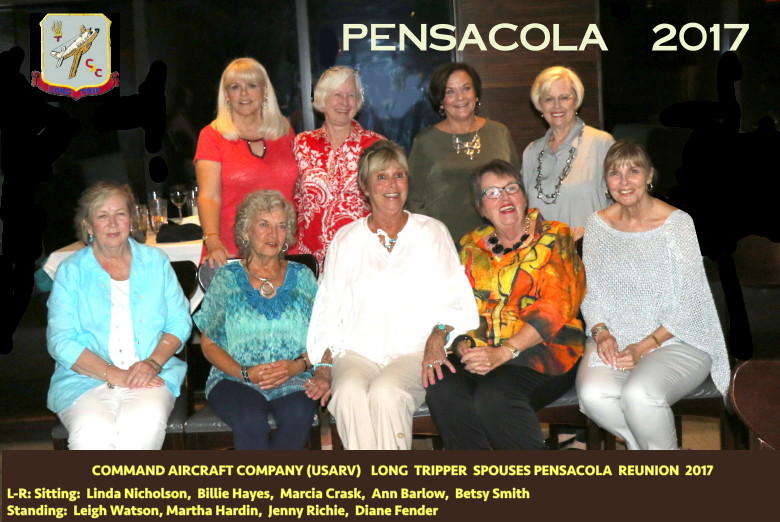 Spouses present for the 2017 CAC Reunion, Pensacola, October 2017