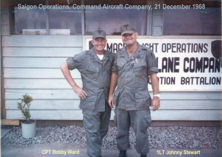 CPT Bobby Ward and 1LT Johnny Stewart, CAC, 1968-69